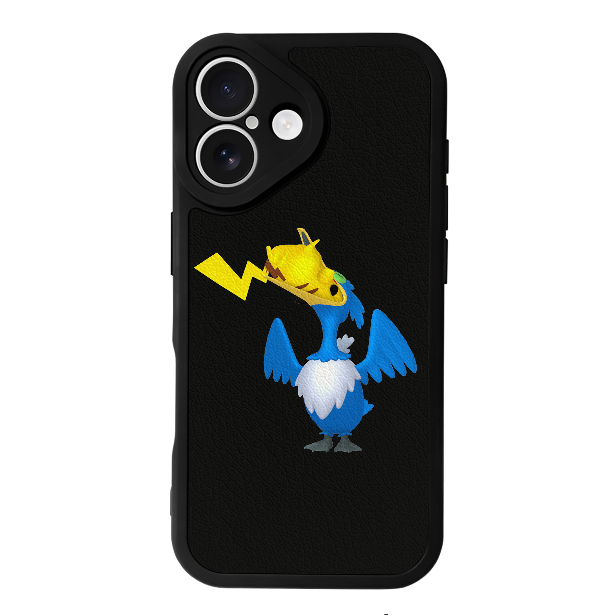 （画像用） ポケットモンスター Pokémon 【iPhone 16シリーズ対応】シリコンスマホケース（レザー調） 材質：シリコン